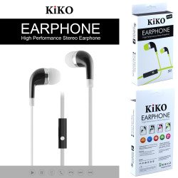 KIKO 881 Stereo Earphone Headset with Mic (881 White)